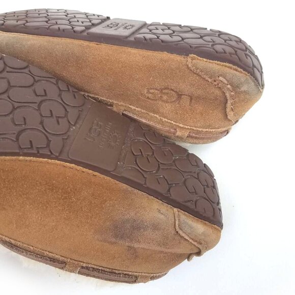 Ugg Dakota Water-Resistant Suede Slippers Chestnut Size 5 - Picture 7 of 8